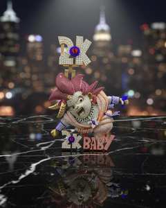 จี้เพชรโมอิสซาไนต์ VVS แบบกำหนดเอง ลายการ์ตูน จี้ฮิปฮอป เงินแท้ 925 จี้แบบสั่งทำพิเศษ จี้แร็ปเปอร์ จี้แบบหรูหรา - Product Image 4