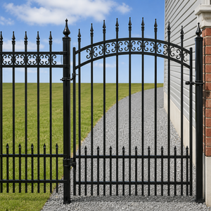 Valla de Hierro Forjado Premium: Elegantes Diseños Artesanales para Delimitaciones que Ofrecen Seguridad de Primera Clase y un Atractivo Suburbano Majestuoso - Product Image 1