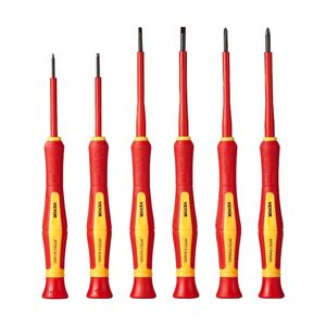 Juego de Herramientas Eléctricas Aisladas Profesionales de 6 Piezas, 1000V, Juego de Destornilladores Magnéticos - Product Image 1