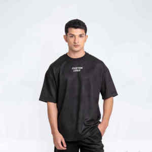 T-shirt en coton pour homme, personnalisable, fournisseur de vêtements décontractés légers en coton pour homme, OEM - Product Image 2