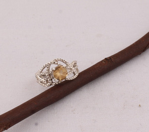 High Quality Natural Citrine <b>Ring</b> 925 Sterling Silver Jewelry Handmade Yellow <b>Crystal</b> Gemstone <b>Ring</b> for Women Fine Jewelry - Product Image 2