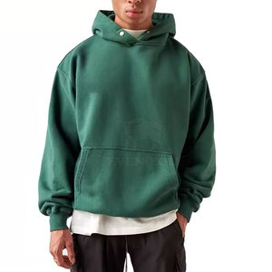 Sweat à capuche coupe ample pour homme, style streetwear moderne, coupe boxy, prix raisonnable - Product Image 5