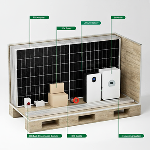 Sistema de Energía Solar Híbrido Todo en Uno <span class=keywords><strong>Deye</strong></span> de 10KW Trifásico con Inversor de 48V y Batería de Respaldo LifePO4 de 10Kwh - Product Image 3