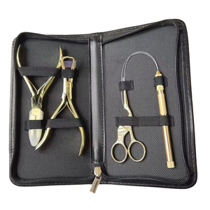 Best Selling Professional Hair Extension <b>Tool</b> Kit with Heavy Duty Pliers Beading Jar Loop Needle Pull Hook <b>Threading</b> <b>Tool</b> Micro - Product Image 3