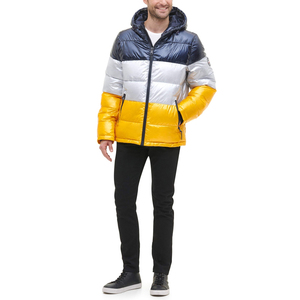 New Fashion High Quality Unisex Puffer Jacket <b>Bubble</b> <b>Coat</b> Padded Winter Custom Stand Collar Patchwork - Product Image 4