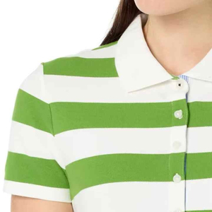 Wholesale Customization Women's Short Sleeve Polos Shirts Comfortable Buttons Golf Polos Shirts for Women Best Women Polo Shirt - Product Image 4