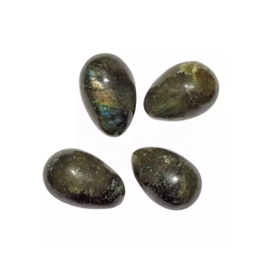 Huevo Yoni de Labradorita Natural, Piedra Semipreciosa de Jade para Protección Energética, Ejercicio Vaginal, Tallado con Diseño Feng Shui - Product Image 6