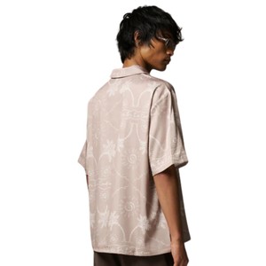 Camisa de Verano con Estampado de Palmeras para Hombre, Corte Holgado, Manga Corta, Estilo Hawaiano, Ropa Casual para Vacaciones en la Playa, Tendencia - Product Image 4