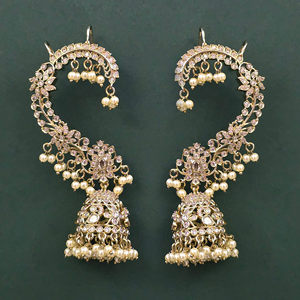 Pendientes de Diseño de Lujo de Alta Calidad con Baño de Mehndi 232197 - Product Image 2