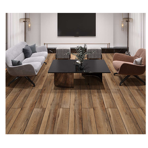 Carreaux de porcelaine effet bois, aspect rustique, finition mate, antidérapants, 200x1200mm, épaisseur 10mm, brun, gris, blanc, jaune, pour intérieur. - Product Image 1