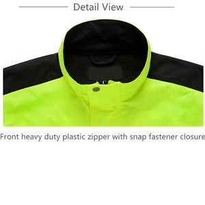 Custom ANSI Class 1 Safety <b>Jacket</b> Hi Vis Reflective Protection LED Flash Waterproof Winter Outdoor Workwear-Custom Logo Color - Product Image 4
