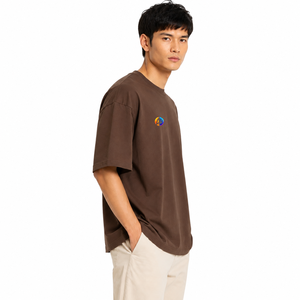 เสื้อยืดผู้ชายไซส์ใหญ่ ทรงหลวม ผ้าเนื้อนุ่ม สไตล์สตรีทแวร์ทันสมัย ใส่สบายในชีวิตประจำวัน เหมาะกับชุดลำลอง และสามารถสั่งทำได้ - Product Image 2