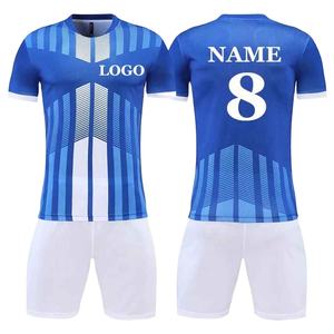 New Arrival Latest Design Breathable Solid Soccer Uniform Set <b>Personalised</b> Unisex Jersey Shorts Training & Match Soccer Uniform - Product Image 2