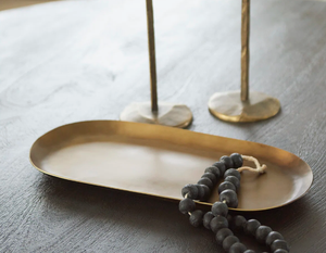 Bandeja de Metal Clásica para Servir Chocolate y Postres, Bandeja Elegante para Exhibir Dulces, Decoración de Mesa para Eventos y Funciones - Product Image 1