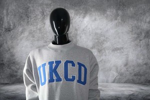 UKCD Customized Color <b>Mock</b> <b>Neck</b> Sweatshirt 100% Cotton Applique Embroidery wide <b>neck</b> Sweatshirt sorority wear Finer - Product Image 4