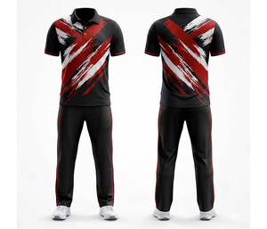 OEM Custom <b>Cricket</b> Uniform Sublimation Printing | Men Women Youth <b>Cricket</b> Wears Polo Shirt and Trouser <b>Full</b> Team Outfit - Product Image 4