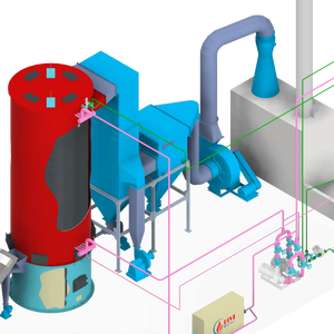 Chauffe-fluide thermique à biomasse fiable de 1M-8M kcal avec contrôle avancé - Product Image 1