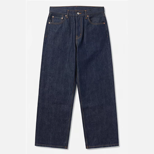 Nuevos Jeans de Mezclilla de Cintura Alta y Pierna Recta en Tono Oscuro, Pantalones Casuales de Algodón para Hombre, Estilo Otoñal - Product Image 4