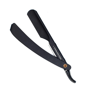 Soporte Profesional para Navajas de Barbero de Hoja Recta con Cuchillas Ajustables de Acero Inoxidable (Baja, Media y Alta) para Afeitado en Salón - Product Image 2
