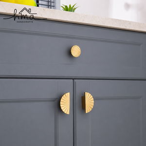 Modern Brass Cabinet Knob T Bar Shape <b>Gold</b> Finish Cylindrical Design Decorative <b>Drawer</b> <b>Pull</b> Elegant Furniture Hardware Handle - Product Image 3