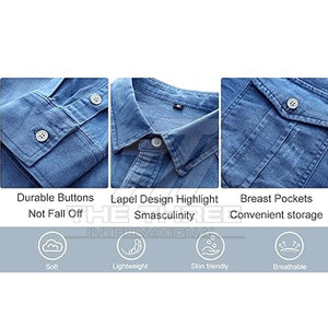 Jean décontracté pour homme, style urbain, toucher doux, coupe décontractée, écologique, séchage rapide, respirant, en coton, printemps, pour adulte - Product Image 6