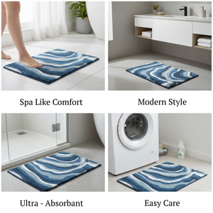 Alfombra de Baño Premium con Estampado Animal, Antideslizante y con Base de Goma Resistente |   Alfombra de Baño Gruesa, Suave y Segura para Uso Diario en el Hogar - Product Image 5