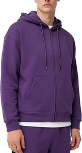 Nouveau design, service OEM, sweat à capuche zippé confortable pour homme, 100% coton, manches longues, col tombant, couleur unie, Bangladesh - Product Image 3