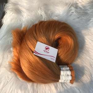 Top vente VQ cheveux 100% vietnamien Remy extensions de cheveux crus Double dessiné Bk Orange Style droit 100gr DHL FEDEX UPS expédition - Product Image 2