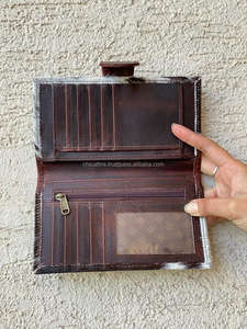 กระเป๋าเงินหนังวัวแท้สำหรับผู้หญิงกระเป๋าคลัทช์แบบตะวันตกใช้ได้หลากหลายสไตล์ - Product Image 6