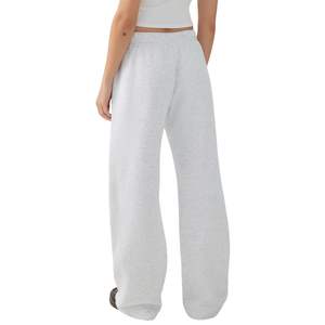 กางเกงวอร์มขายาวทรงหลวมเอวสูงสำหรับผู้หญิง ผ้าฝ้ายฟลีซ สั่งผลิตได้ ขายส่ง - Product Image 2