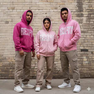 Sweat à capuche zippé personnalisé pour homme, en molleton 100% coton 500 GSM, coupe et couture, dernier design, impression sérigraphique, strass personnalisés - Product Image 1