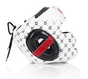 Fairtex HG10 Protecteur de tête de super sparring kickboxing de haute qualité en cuir véritable pour équipement d'entraînement de boxe - Product Image 2