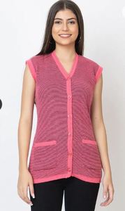 Suéter elegante sin mangas con cuello alto, cómodo para uso diario, ligero, a precio de mayoreo de fábrica. - Product Image 3