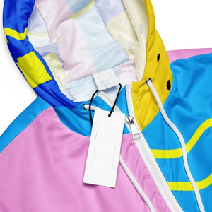 Windbreaker Athletic Gym Zip up Short Womens <b>Jacket</b> Custom Logo Womens Cropped <b>Jacket</b> Crop Top - Product Image 6