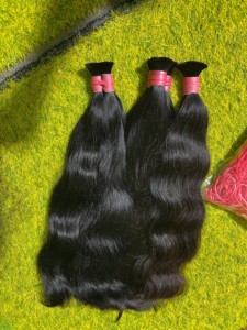 Extensions de cheveux naturels indiens Remy blonds 613 soyeux, double trame machine, volume complet, pour coiffure tendance, livraison gratuite - Product Image 3