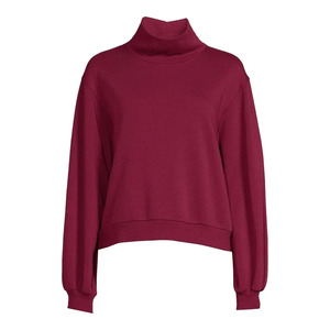 Bulk Ladies <b>Mock</b> <b>Neck</b> T-Shirt Long Sleeve Slim Fit Soft Fabric Winter <b>Top</b> - Product Image 1