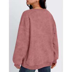 Moda 2024 otoño moda reina mujer sudaderas de seda de gran tamaño con capucha manga larga pulóver suéteres XS tamaño trajes ropa - Product Image 3