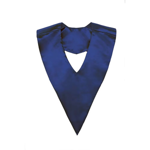Estola de Graduación Personalizada en V, Color Unisex, 100% Poliéster, Tejido Liso, para Ceremonias Universitarias, Eventos de Coro - Product Image 1