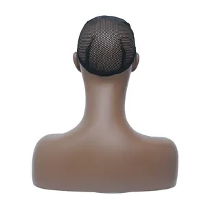 Tête de mannequin femme Euro-Américaine en PVC à double épaule, pose debout, pour présentation de chapeaux et défilés de mode - Product Image 5