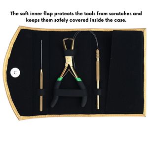 Kit Complet d'Outils pour Extensions Capillaires : Pince à Sertir Micro-Billes, Outil de Retrait, Crochet de Tirage, Outil à Boucle, Épingle à Cheveux, Accessoires de Fusion - Product Image 5