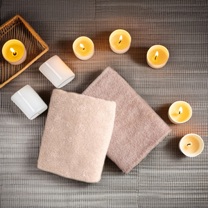 Serviettes de bain de couleur unie pour adultes 100% Linge d'hôtel de luxe en coton tissé super doux d'Inde - Product Image 1