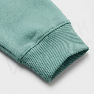 Unisex <b>Mint</b> <b>Green</b> Hooded Tracksuit Full Zip Sweatshirt With Side Pockets And Matching Pants Casual Autumn Wear For Adults - Product Image 6
