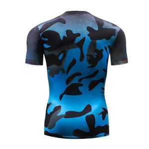 Servicio OEM, Fabricante de Pakistán, Último Diseño de Rash Guard, Spandex y Poliéster, Unisex, Mangas Cortas, Transpirable para Adolescentes - Product Image 2