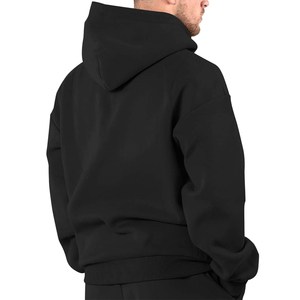 Sweats à capuche pour hommes durables en coton mélangé, tissu confortable, pour l'hiver et le style urbain - Product Image 2
