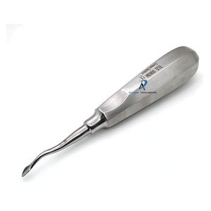 Altomme Instruments Bernard Spade Élévateur à racine concave et incurvée # Instrument d'extraction dentaire manuel en acier inoxydable 60M - Product Image 1