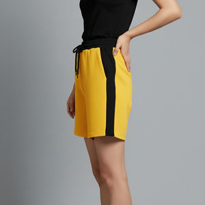 Wholesale Casual Wear Women's Shorts Breathable 100% Cotton Fleece Custom Silk Screen Printed Logo Eco-Friendly ladies short - Product Image 5