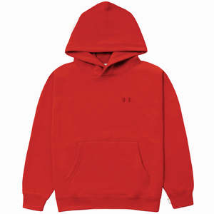 Sweat-shirt à capuche unisexe jaune pâle, coupe ample, matière polaire, poche avant, style décontracté, vêtement d'automne - Product Image 4