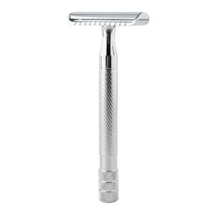 Men's Shaving Kit Metal Safety <b>Razor</b> <b>Set</b> Including Shaving <b>Razor</b>, Holder, Brush and Blades - Product Image 2