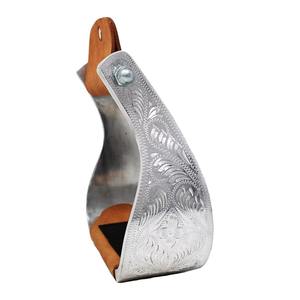 Estribos de Aluminio Ligeros para Montar a Caballo, Duraderos, Antideslizantes, con Suela Ancha, Fabricados en Pakistán - Product Image 2