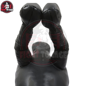 หุ่นดัมมี่สำหรับฝึกศิลปะการต่อสู้ สีดำล้วน คุณภาพพรีเมียม จากผู้ผลิตที่ดีที่สุด รุ่นใหม่ล่าสุด พร้อมโลโก้ของตัวเอง ทนทาน น้ำหนักเบา - Product Image 6